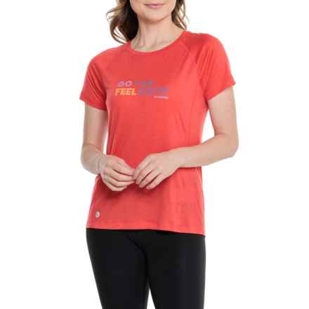 SmartWool Sport Ultralite Graphic T-Shirt - Merino Wool, Short Sleeve in Carnival