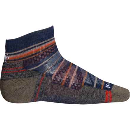 SmartWool Striped Light Cushion Hiking Socks - Merino Wool, Ankle (For Men and Women) in Deep Navy