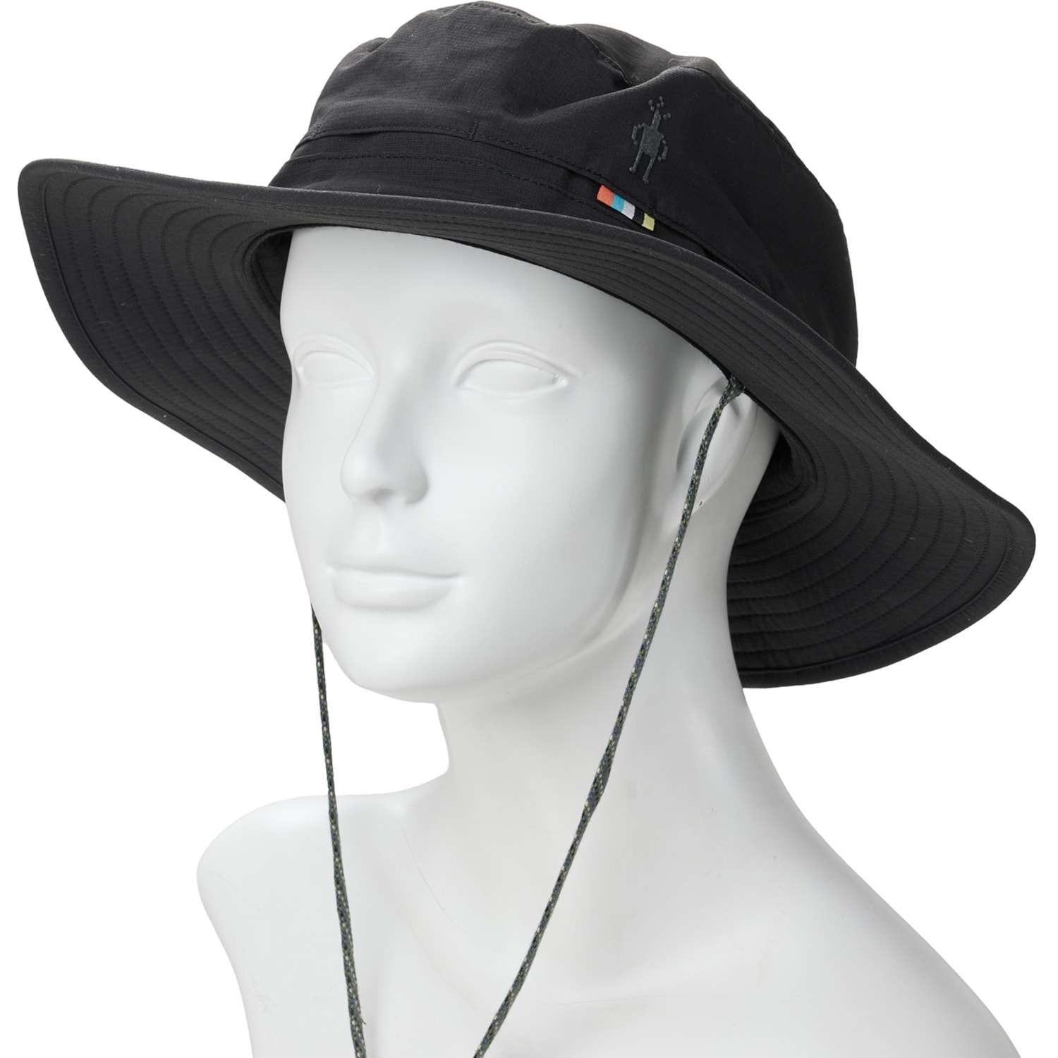 SmartWool Adult Sun Hat UPF 40+ Black L/XL NWT Wool-Blend Vented Crown Fast Dry Smartwool Sun Hat - Toasted Coconut main image 2