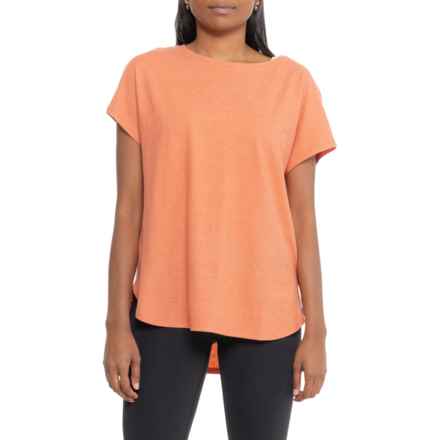 SmartWool Swing Shirt - Merino Wool, Short Sleeve in Terracotta