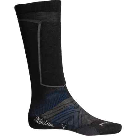 SmartWool Targeted Cushion Ski Socks - Merino Wool, Over the Calf (For Men and Women) in Black