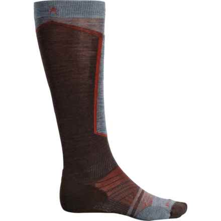 SmartWool Targeted Cushion Ski Socks - Merino Wool, Over the Calf (For Men and Women) in Chestnut