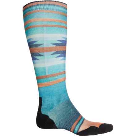 SmartWool Targeted Cushion Ski Socks - Merino Wool, Over the Calf (For Men and Women) in Ocean Abyss