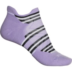 SmartWool Targeted Cushion Striped Low-Cut Running Socks - Merino Wool, Below the Ankle (For Women) in Ultra Violet