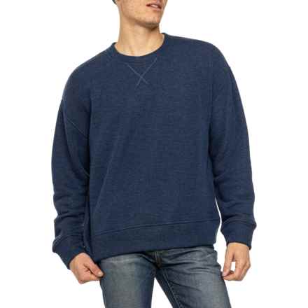 SmartWool Terry Knit Sweatshirt - Merino Wool in Dark Denim