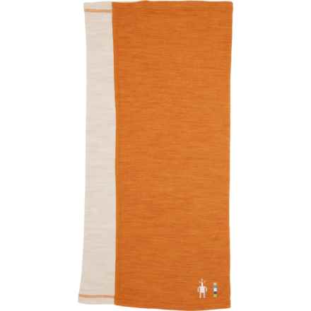 SmartWool Thermal Color-Block Neck Gaiter - Merino Wool (For Men) in Marmalade H