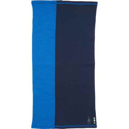 SmartWool Thermal Color-Block Neck Gaiter - Merino Wool (For Women) in Laguna Blue Heather