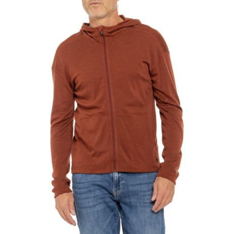 SmartWool Thermal Hoodie - Merino Wool in Pecan Brown H