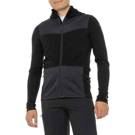 SmartWool Thermal Merino Active Hoodie - Merino Wool, Full Zip in Black