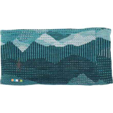 SmartWool Thermal Reversible Headband - Merino Wool (For Men) in Twilight Blue Mtn Scape