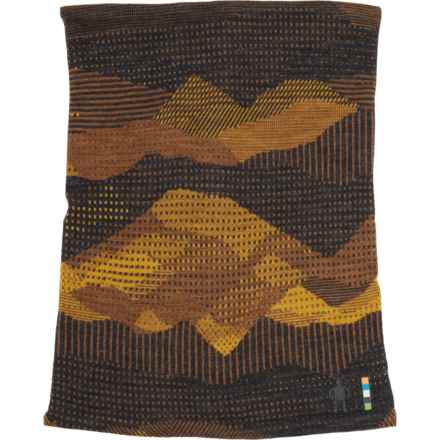 SmartWool Thermal Reversible Neck Gaiter - Merino Wool (For Men) in Charcoal Mtn Scape