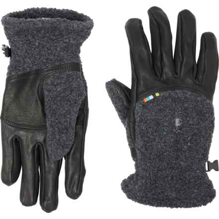 SmartWool Trail Ridge Gloves - Merino Wool (For Men) in Charcoal