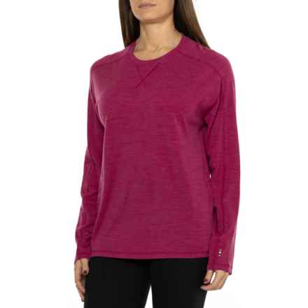 SmartWool Uni Thermal Base Layer Top - Merino Wool, Long Sleeve in Festive Fuchsia H