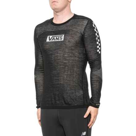 SmartWool Vans Intraknit Thermal Base Layer Top - Merino Wool, Long Sleeve in Black