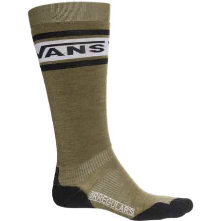 SmartWool VANS Targeted Cushion Snowboard Socks - Merino Wool, Over the Calf (For Men and Women) in Winter Moss