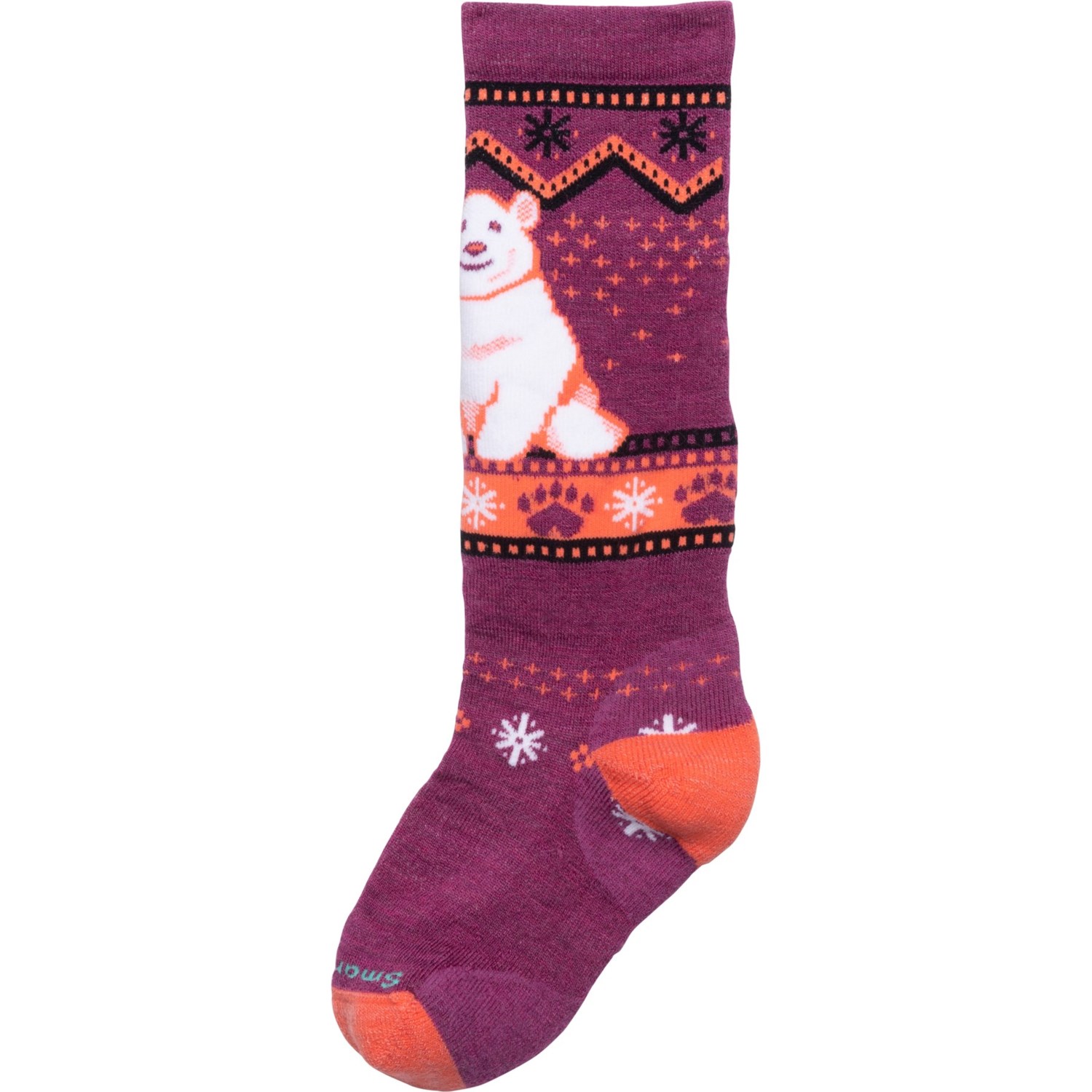 SmartWool Wintersport Full Cushion Bear Pattern Ski Socks (For Boys and