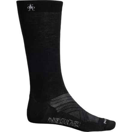 SmartWool Zero Cushion Extra Stretch Ski Socks - Merino Wool, Over the Calf (For Men and Women) in Black