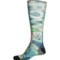 4YKAC_2 SmartWool Zero Cushion Pow Print Ski Socks - Merino Wool, Over the Calf (For Men and Women)