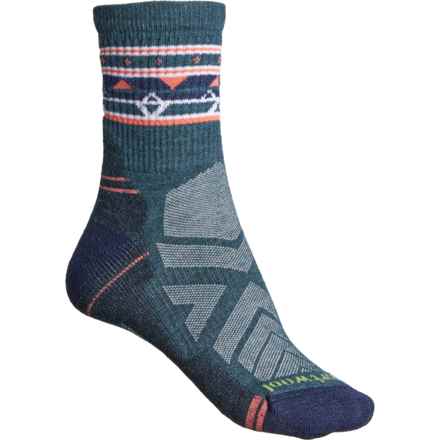 SmartWool Zig Zag Valley Light Cushion Hiking Socks - Merino Wool, Crew (For Women) in Twilight Blue