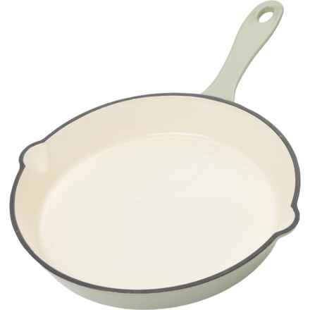 Smith & Clark Ironworks Enameled Cast Iron Frying Pan - 10” in Sage