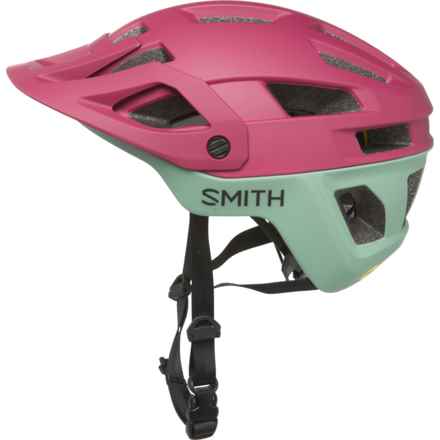 Smith Engage Mountain Bike Helmet - MIPS (For Men and Women) in Matte Merlot/Aloe