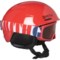 Smith Glide Jr. Ski Helmet and Gambler Ski Goggles Combo - MIPS (For Boys and Girls) in Lava