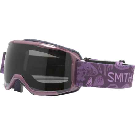 Smith Grom Ski Goggles (For Boys and Girls) in Amethyst Mushrooms/Chromapop Sun Black
