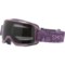 Smith Grom Ski Goggles (For Boys and Girls) in Amethyst Mushrooms/Chromapop Sun Black