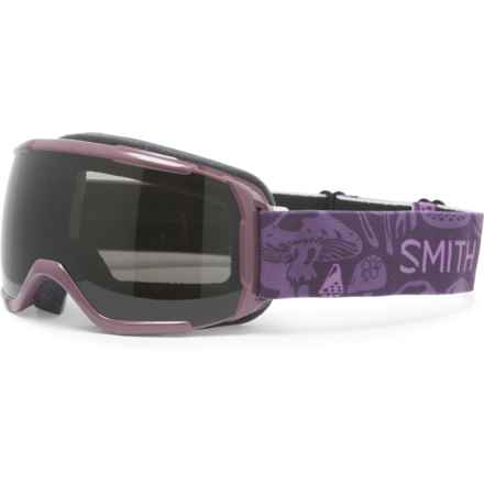 Smith Grom Ski Goggles (For Boys and Girls) in Amethyst Mushrooms/Chromapop Sun Black
