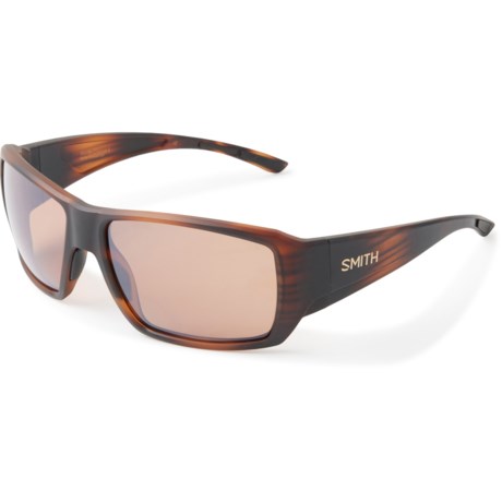 Smith Guide’s Choice S Sunglasses - Polarized Lenses in Matte Tortoise/Techlite Glass Polarchromic Copper