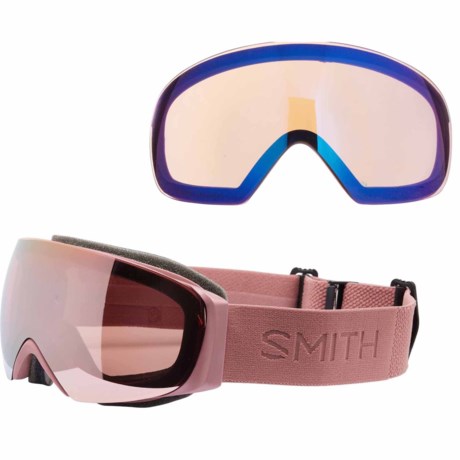 Smith I/O MAG ChromaPop® Ski Goggles - Extra Lens (For Women) in Chalk Rose/Chromapop™ Everyday Rose Gold Mirror/Ch