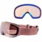 Smith I/O MAG ChromaPop® Ski Goggles - Extra Lens (For Women) in Chalk Rose/Chromapop™ Everyday Rose Gold Mirror/Ch