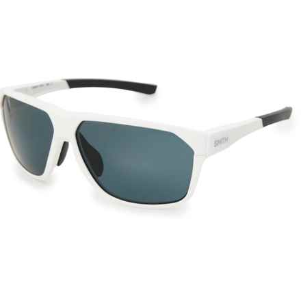 Smith Made in Italy Leadout PivLock Sunglasses - ChromaPop®, Extra Lenses in White/Chromapop Black