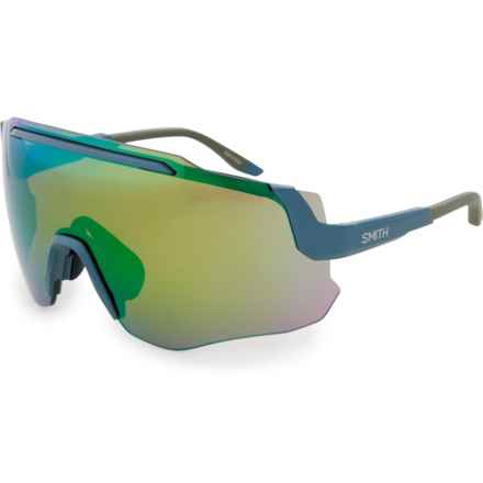 Smith Momentum Sunglasses - ChromaPop® Mirror Lens, Extra Lens in Matte Stone / Moss/Chromapop Green Mirror