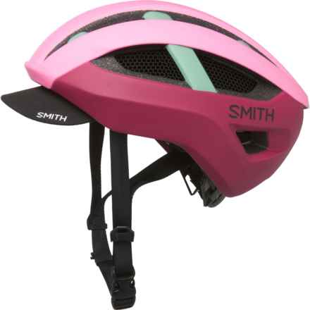 Smith Network Road Bike Helmet - MIPS (For Men and Women) in Matte Flamingo/Merlot