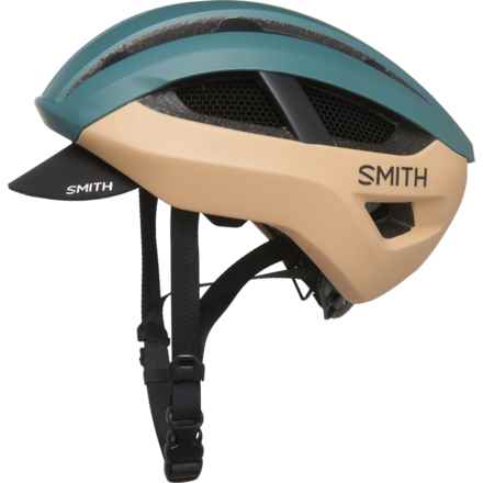 Smith Network Road Bike Helmet - MIPS (For Men and Women) in Matte Spruce/Safari