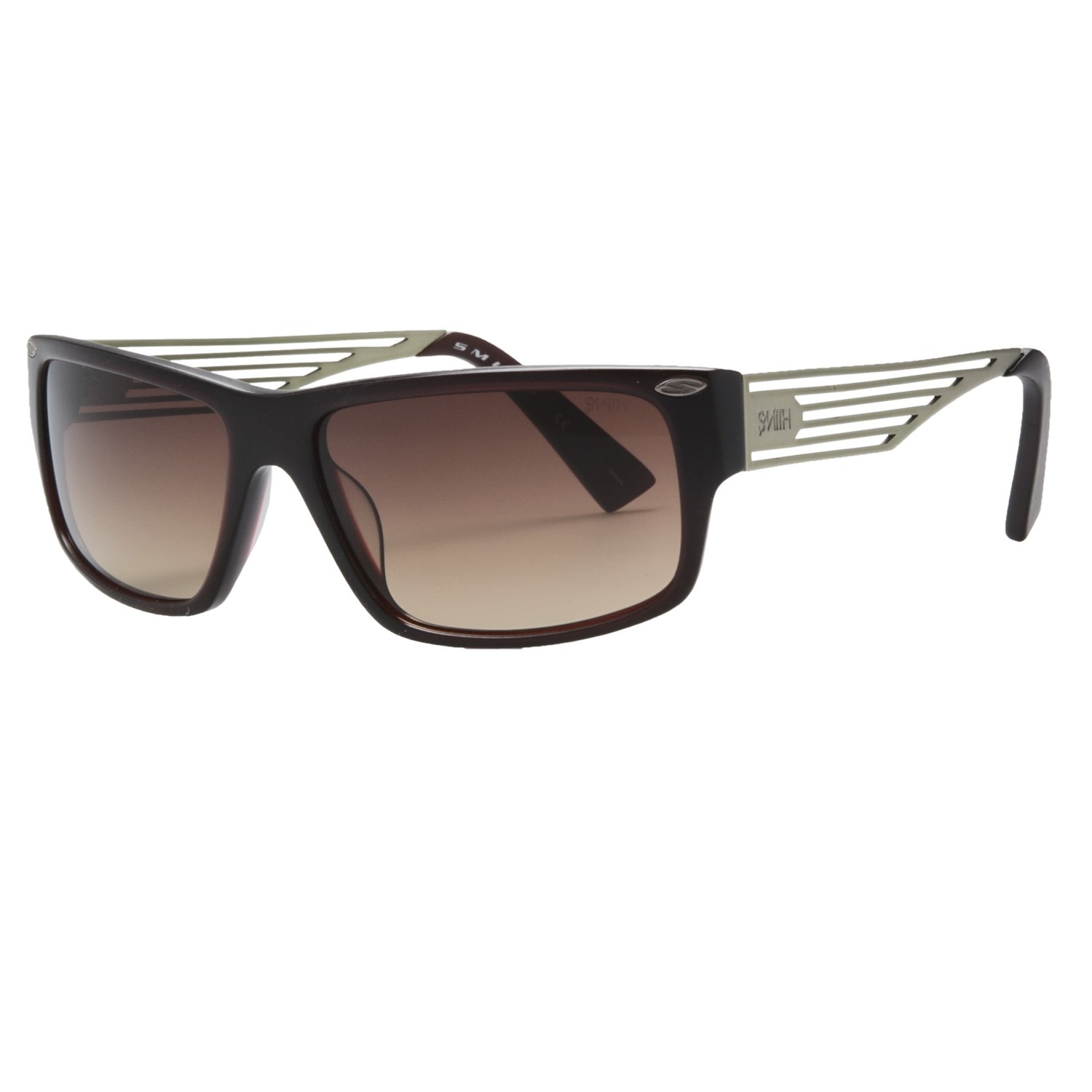 Smith Optics Editor Sunglasses in Matte Burgandy/Brown Gradient