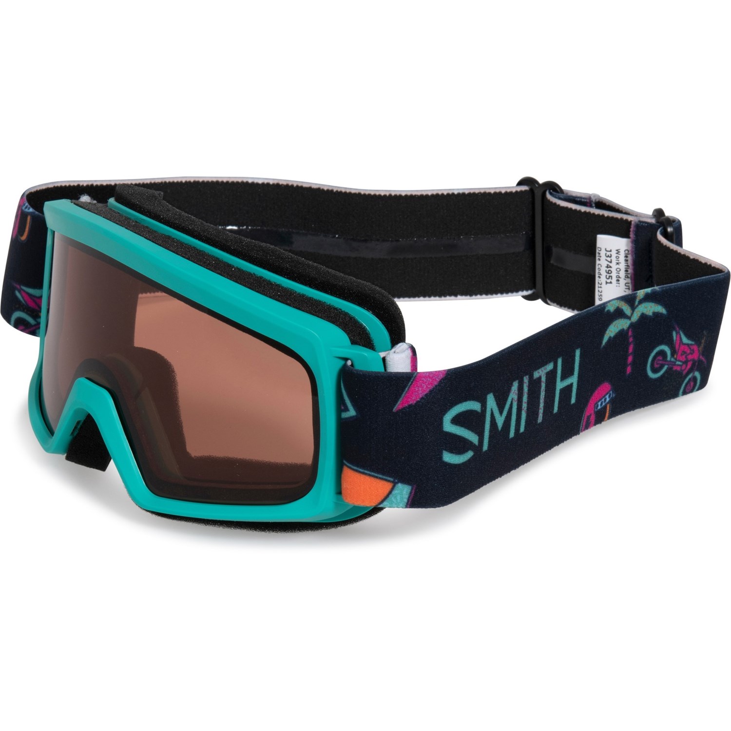 smith youth rascal snow goggles