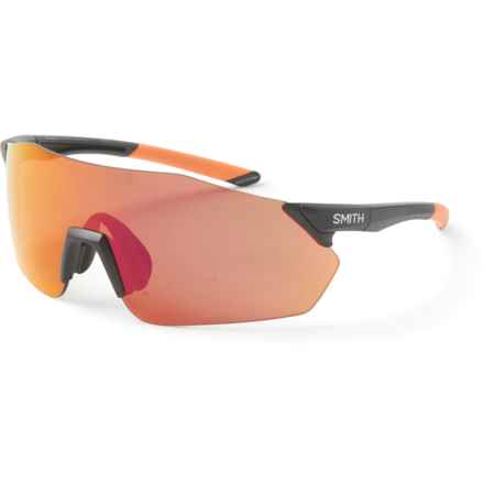 Smith Reverb Sunglasses - ChromaPop® Lens (For Men and Women) in Matte Black Cinder/Red