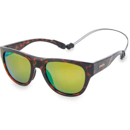 Smith Rockaway Sunglasses - ChromaPop® Polarized Mirror Lenses in Tortoise/Chromapop Polarized Green Mirror