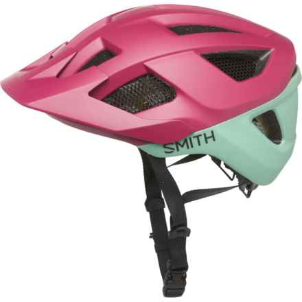 Smith Session Mountain Bike Helmet - MIPS (For Men and Women) in Matte Merlot/Aloe