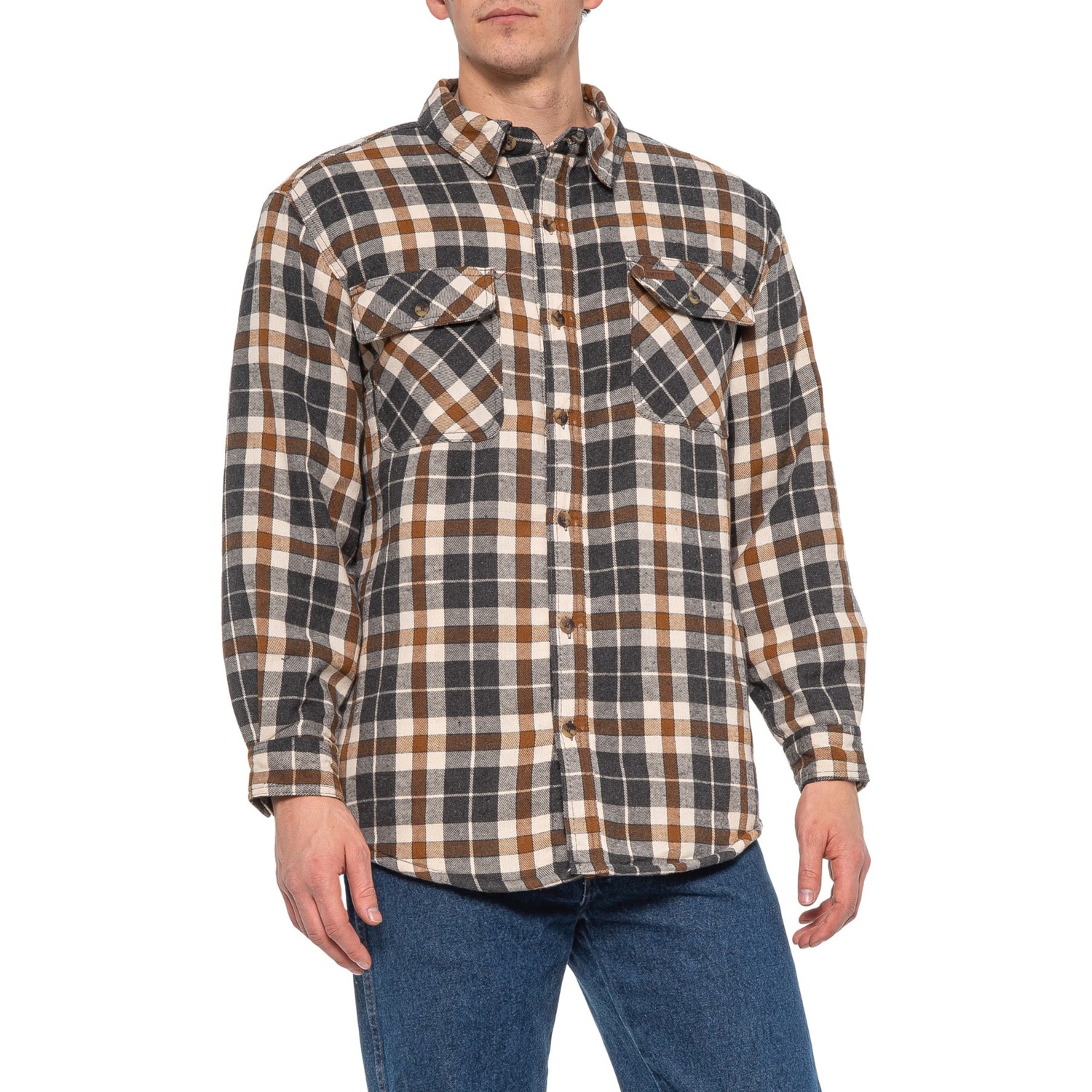 Smith's Workwear Flannel Shirt Jacket (For Men) - Save 60%