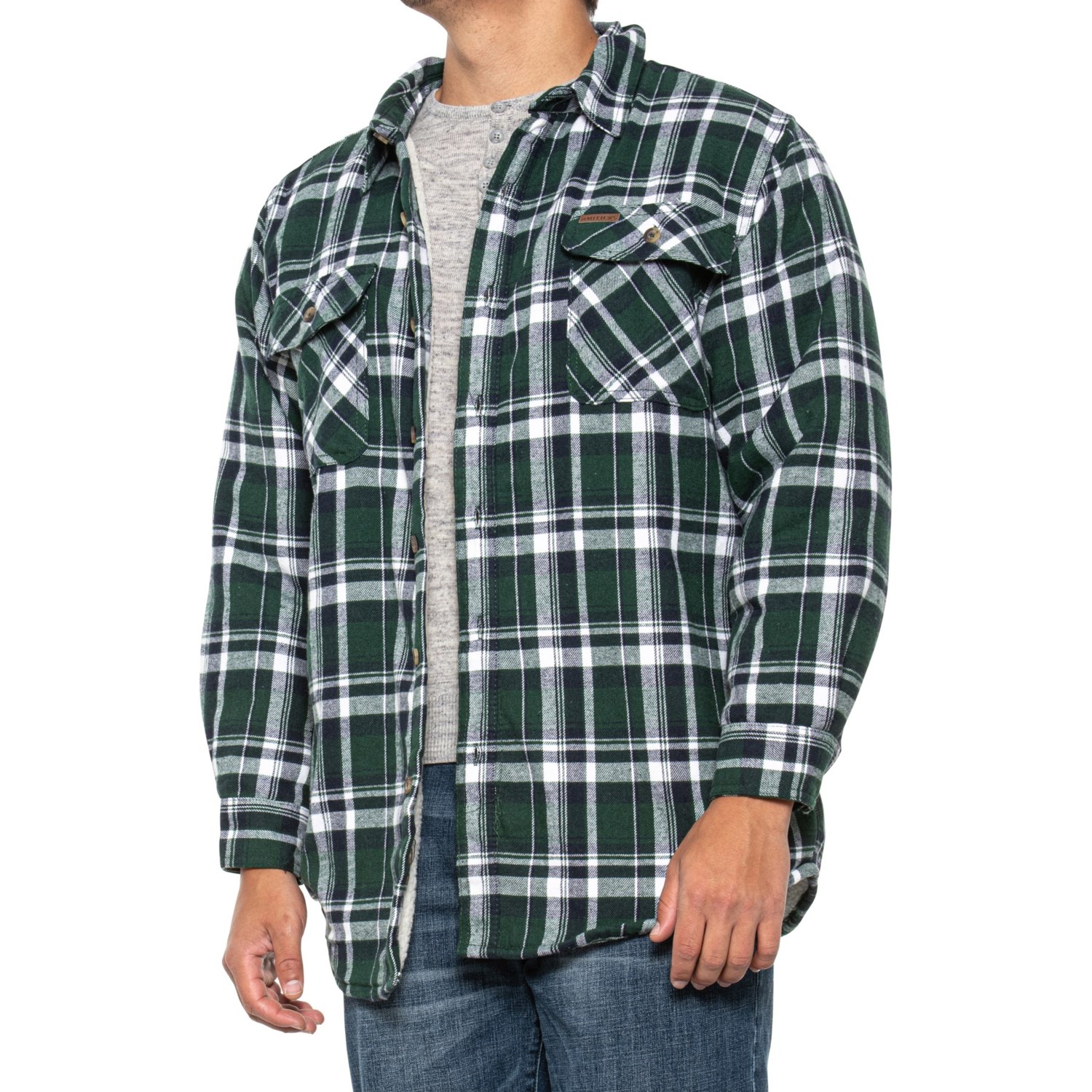 Smith's Workwear Flannel Shirt Jacket (For Men) - Save 52%