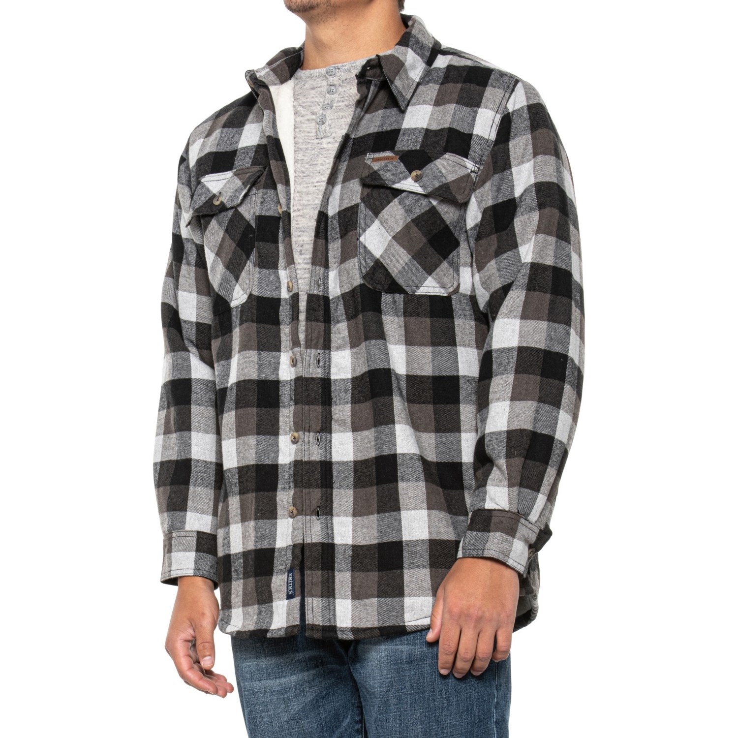 Smith's Workwear Flannel Shirt Jacket (For Men) - Save 40%