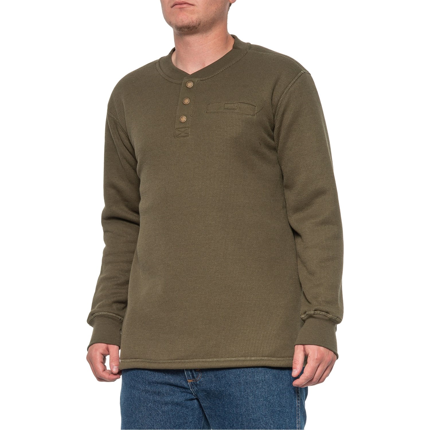 fleece henley shirts
