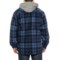 4DGUX_2 Smith's Workwear Hooded Microfleece Shirt Jacket - Sherpa Lined