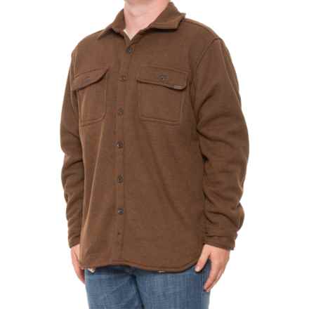 Smith's Workwear Thermal Shirt Jacket - Sherpa Lined in Heather Hazelnut