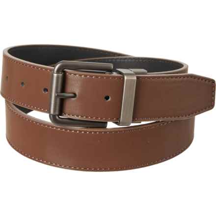 Smith's Workwear Workwear Reversible Stitched Strap Belt - 35 mm in Brown/Black