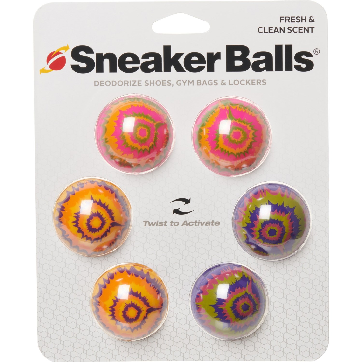 SNEAKER BALLS Radial Tie Dye Shoe Freshener 3Pack Save 33
