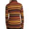 7333R_2 Sno Skins Stripe Shirt - Zip Neck, Long Sleeve (For Women)